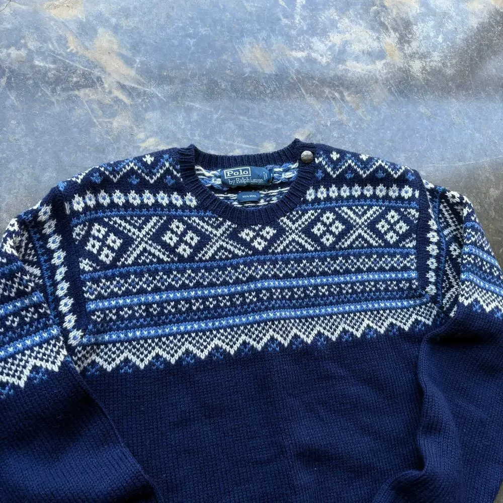Vintage Polo Ralph Lauren‎ Knit Winter Sweater